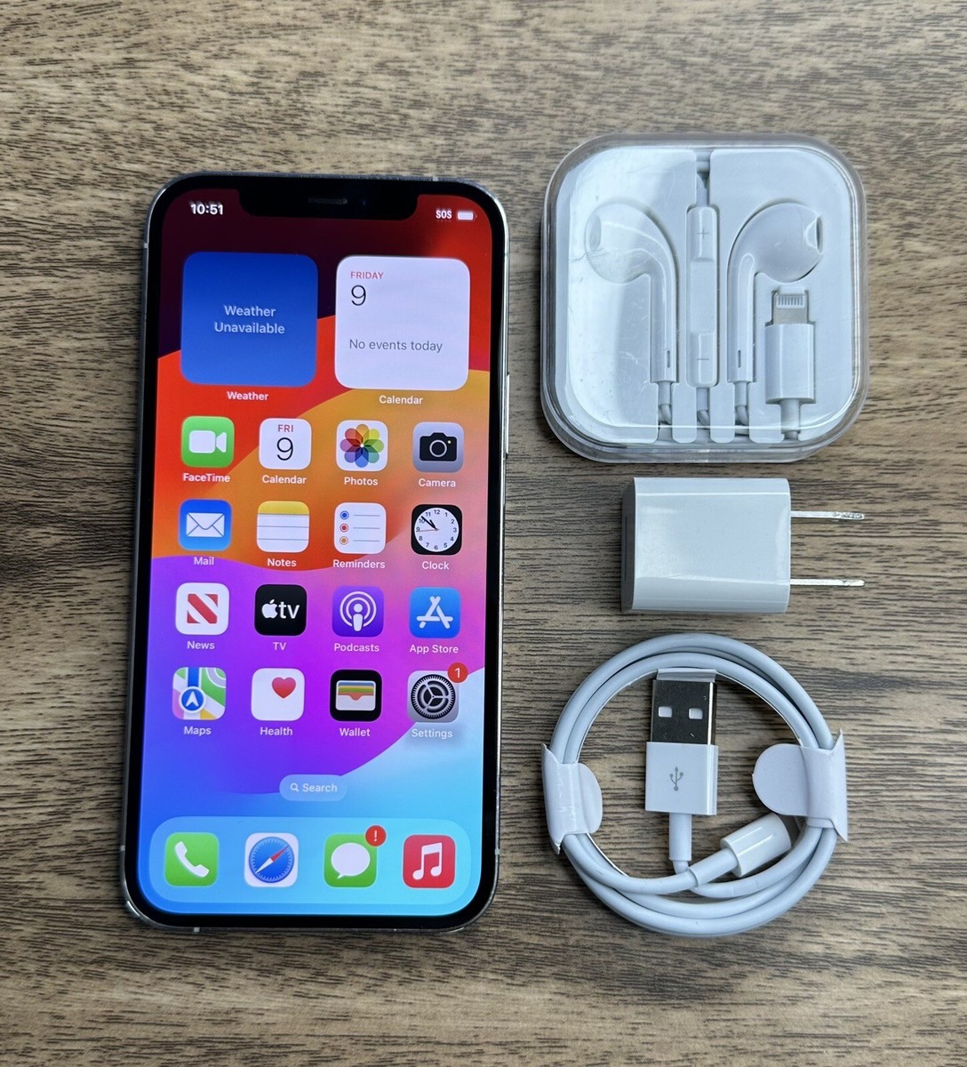 Apple iPhone 12 Pro - 128 GB - Silver (Factory Unlocked) Good