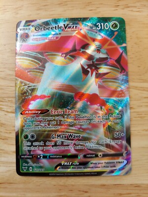 Orbeetle Vmax 021/185 Vivid Voltage- NM Ultra Rare Full Art