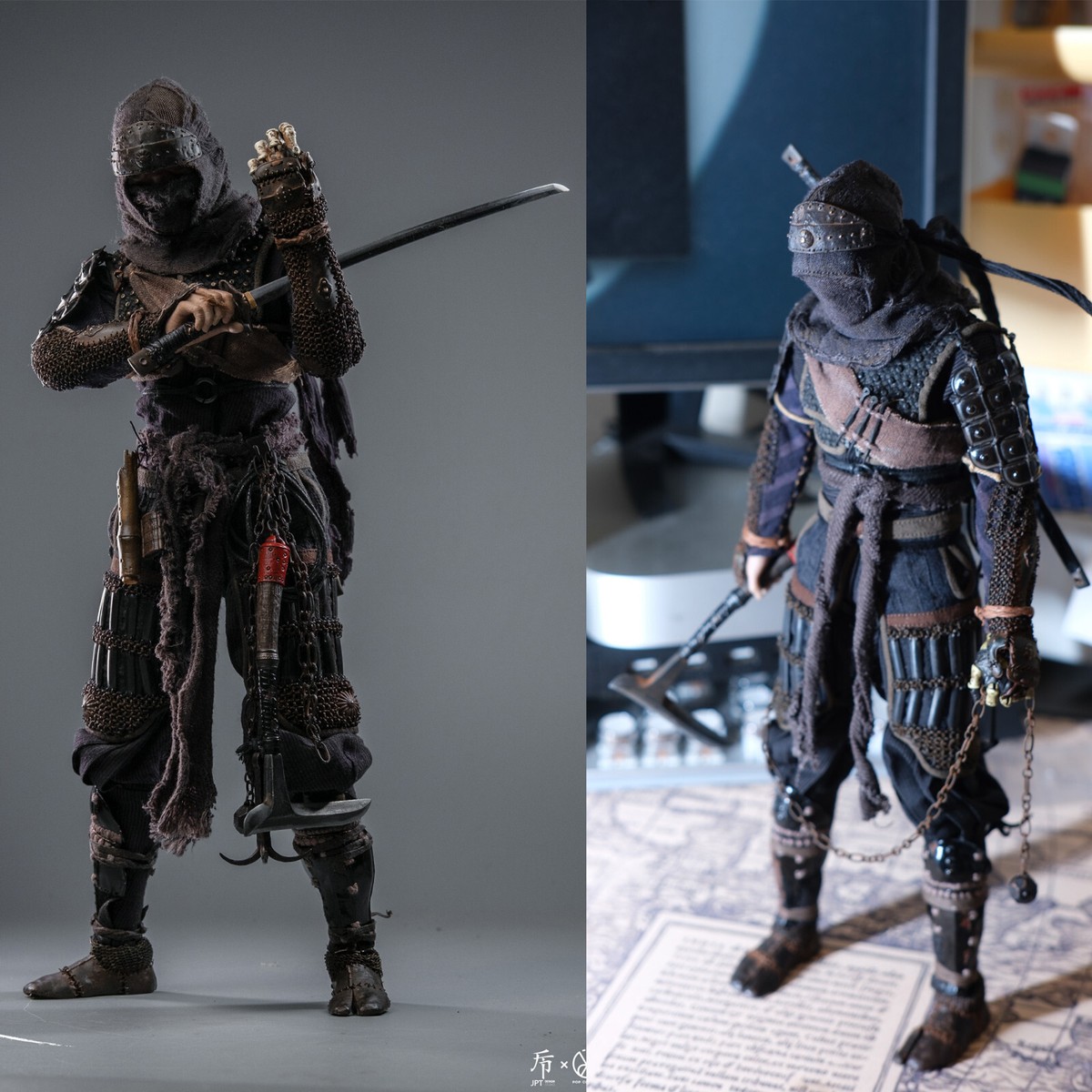 JPT design NINJA Silent Hound POP COSTUME 1/6 Scale Ninja Action