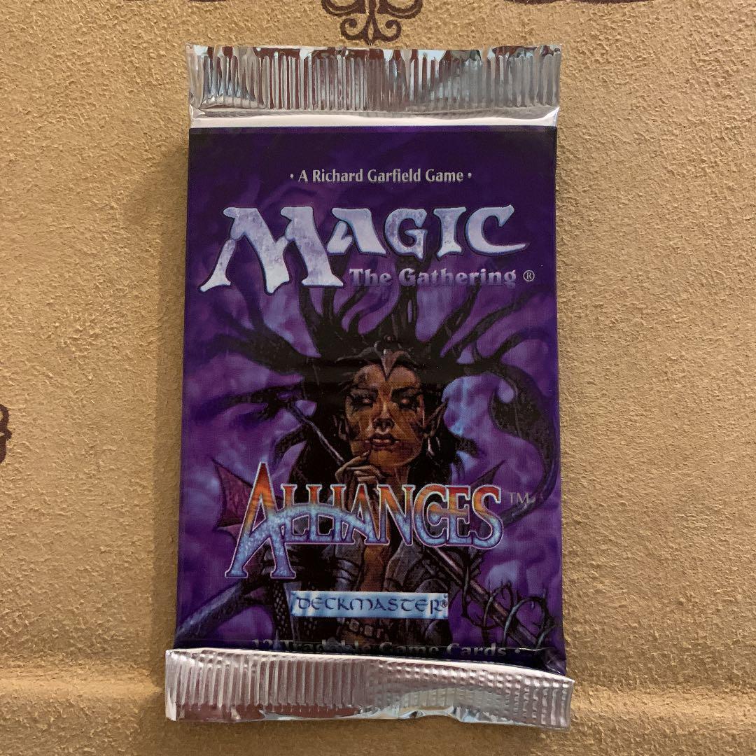 節約 Magic: The Gathering Alliances ブースター4個 MTG Magic the