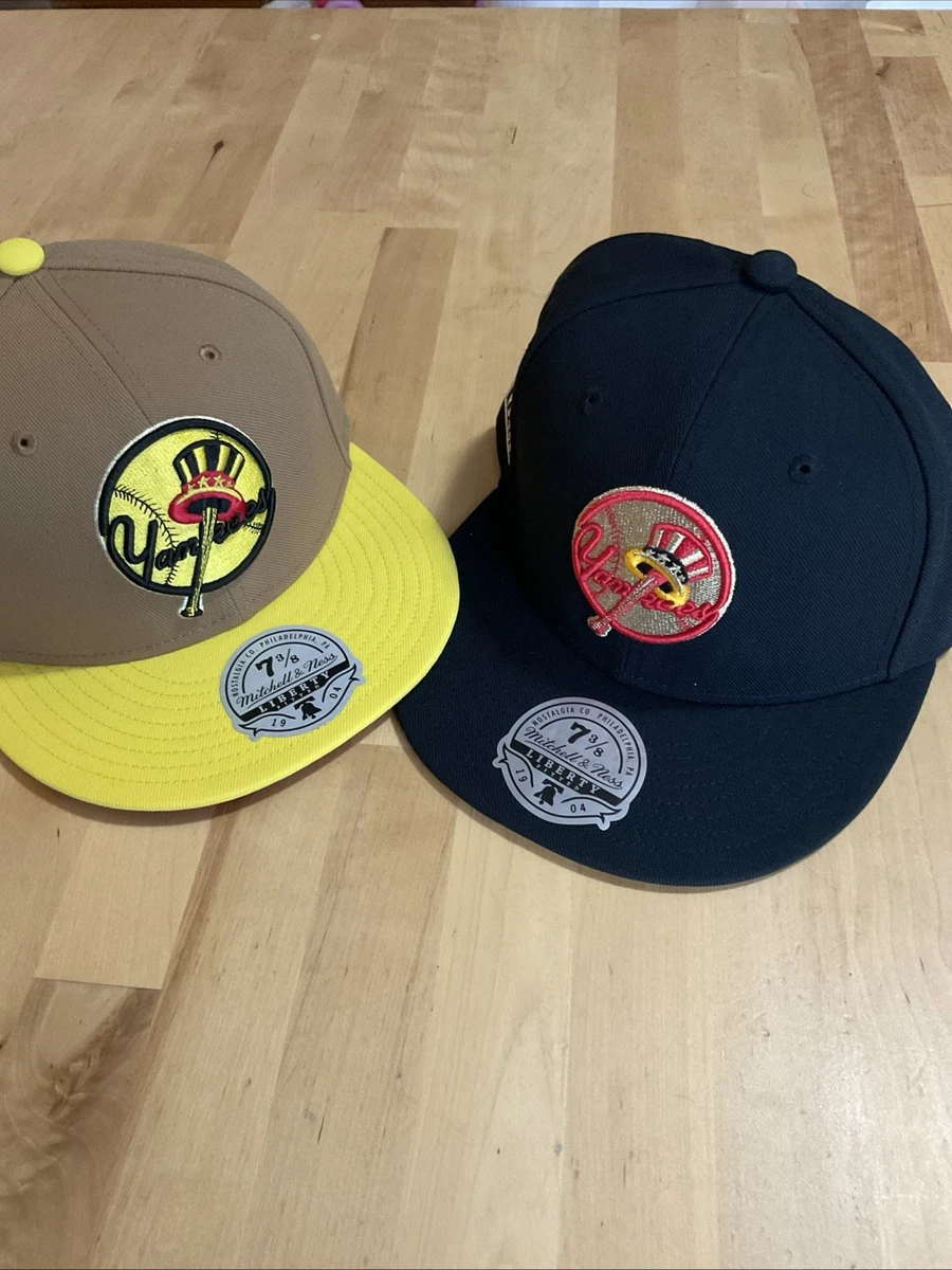 Mitchell & Ness Men's Blue 7 3/8 Size for sale | eBay