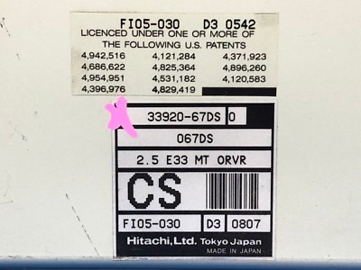 PROGRAMMED PLUG & PLAY 01 SUZUKI GRAND VITARA MT ECU ECM PCM