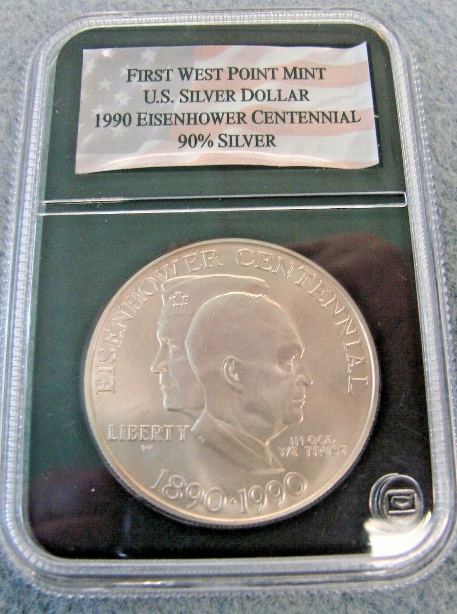 1990 アイゼンハワー センテニアル 銀貨 1990 Ike Eisenhower