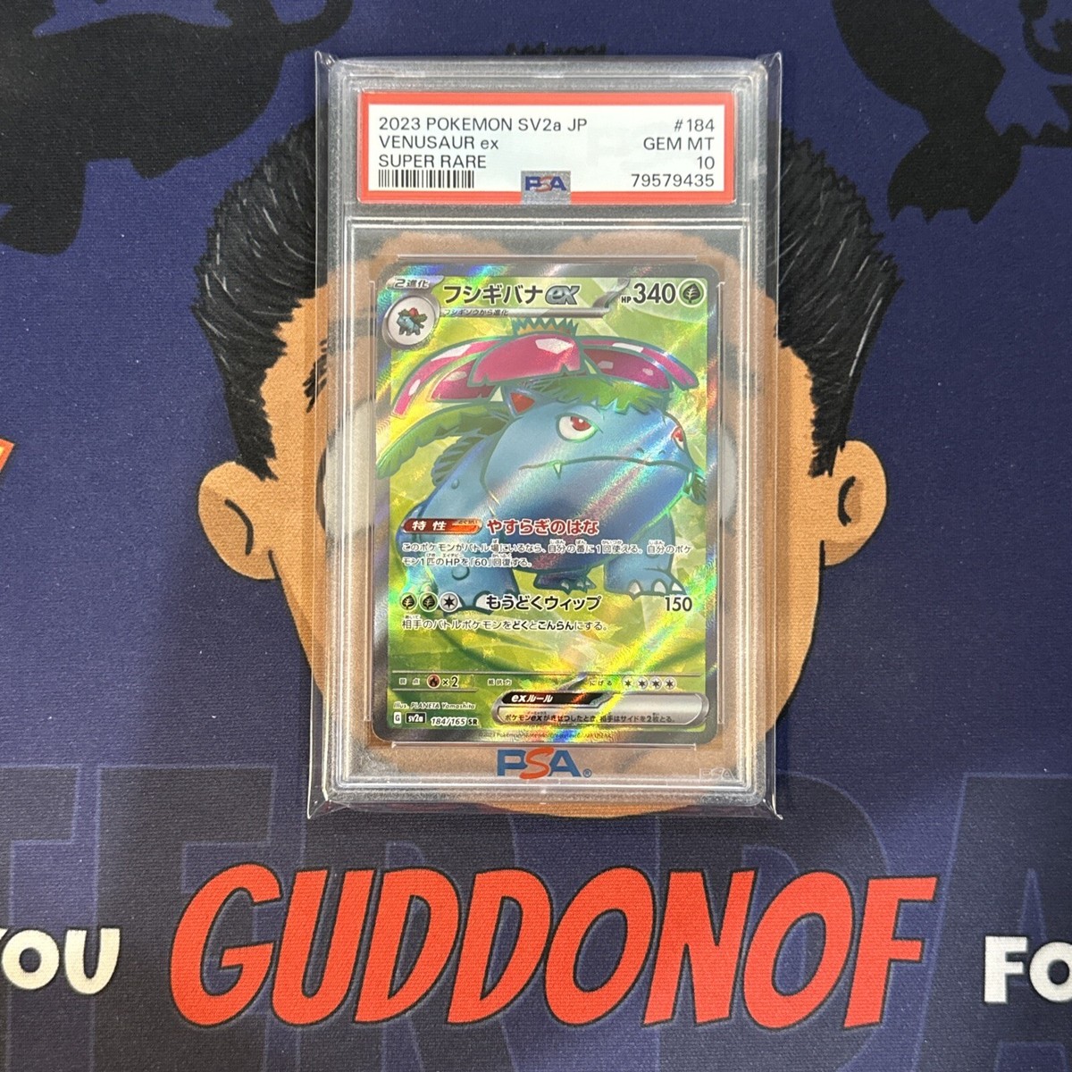 💎PSA 10 GEM MINT 2023 Pokemon Japanese SV2a 151 VENUSAUR EX #184