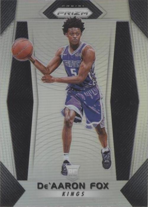 2017-18 Panini Prizm - De'Aaron Fox #24 Silver Prizm (RC) for sale