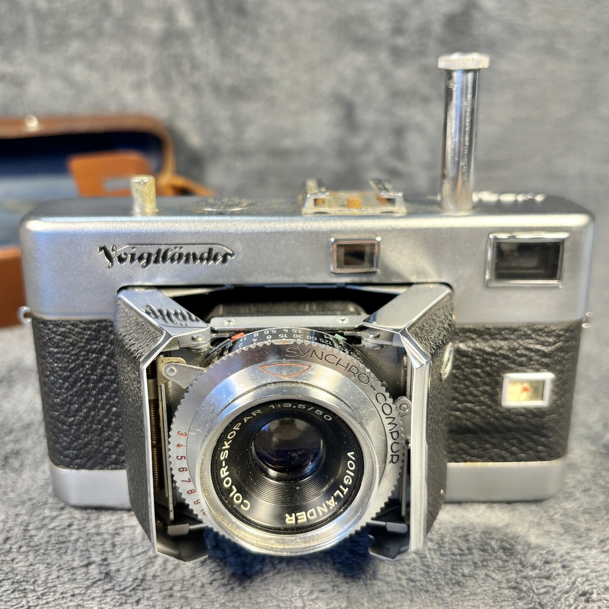50s Voigtlander Vitessa L 35mm Camera Color Skopar 1:3.5/50