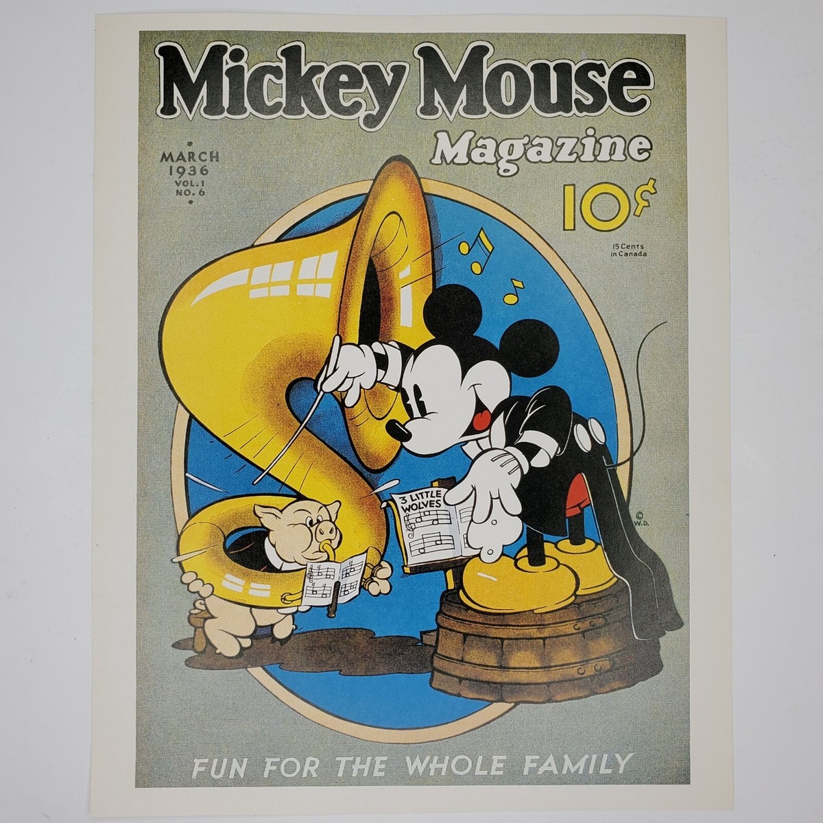 初版」Mickey magazine 1958年3月号 No. 389 Mickey magazine