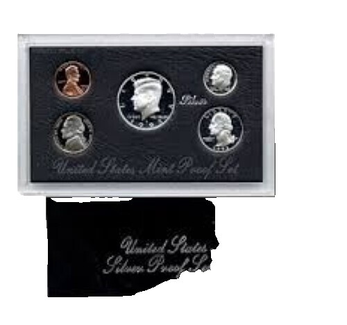 1993-S US Mint Premier Silver Proof Set with Case, COA & Original