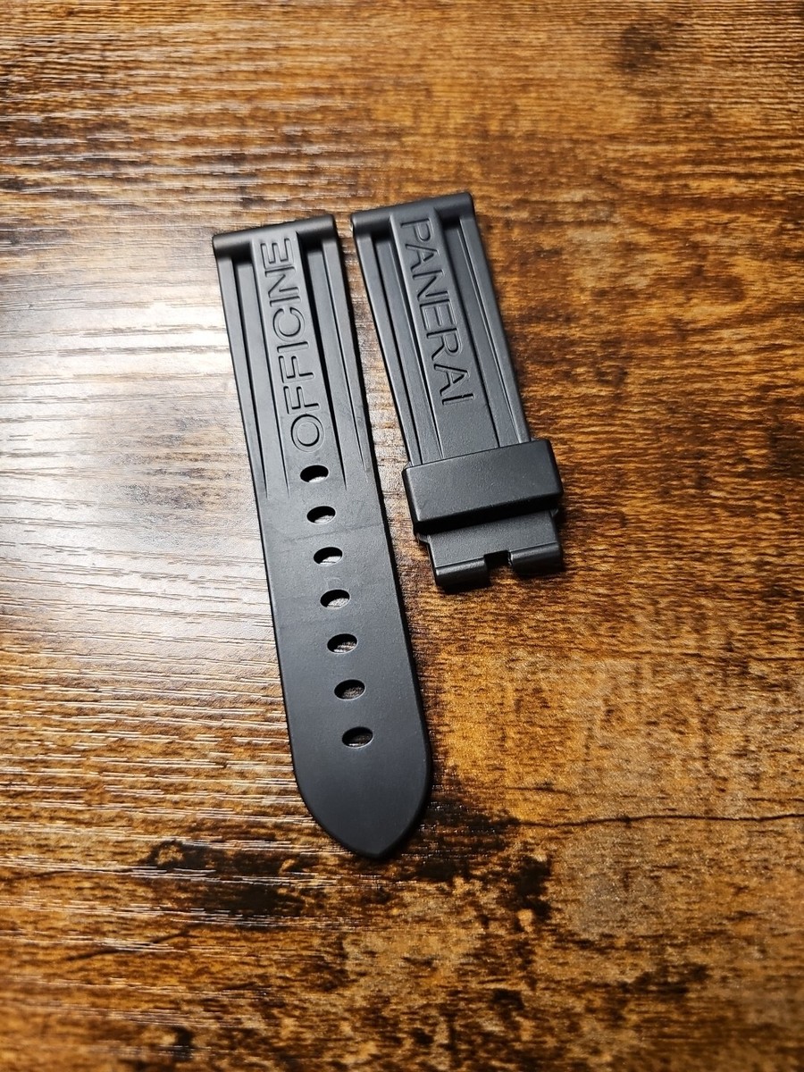 PANERAI レザーベルト ホワイト 24mm/22mm 76.PANERAI用 24mm-22mm