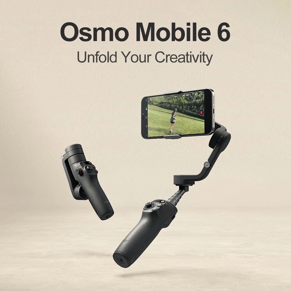 DJI OSMO Mobile 6 3-Axis Foldable Stabilizer Gimbal selfie for