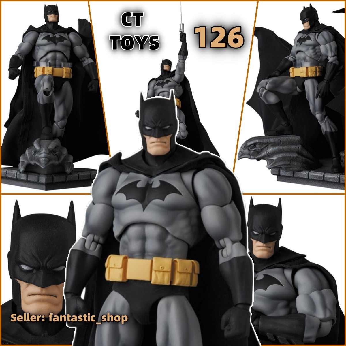 IN STOCK CT Toys MAFEX No.126 Hush Batman Black Ver. Action Figure