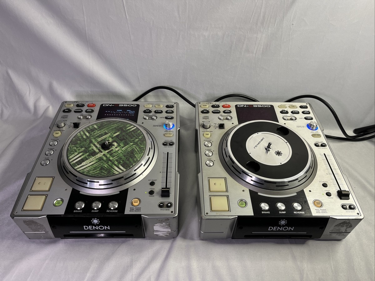2X Denon DN-S3500 Professional DJ Turntable CD/MP3 Player FOR