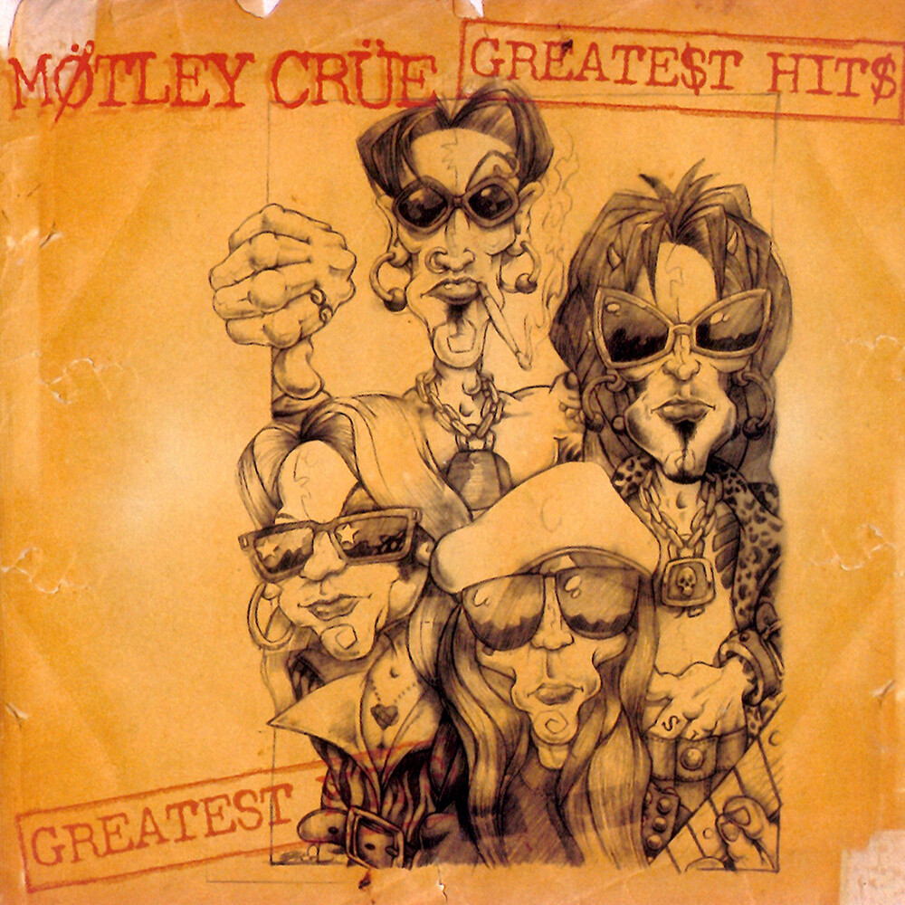 Motley Crue Greatest Hits 12x12 Album Cover Replica Poster Gloss