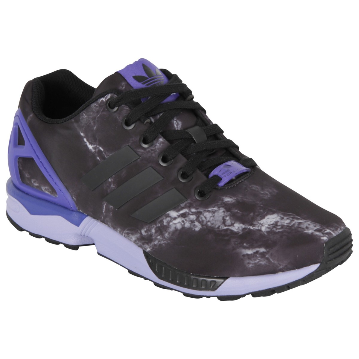 Adidas Originals ZX Flux B34920 Black/Purple Women's Athletic