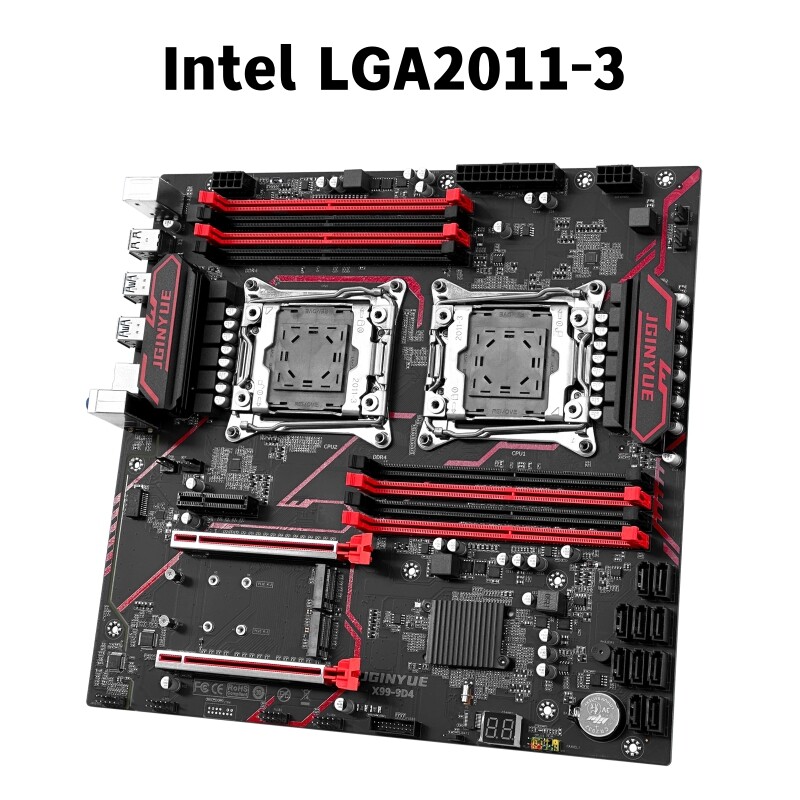 X99-9D4 Dual CPU Motherboard LGA 2011-3 Intel Xeon E5 V3 V4 DDR4