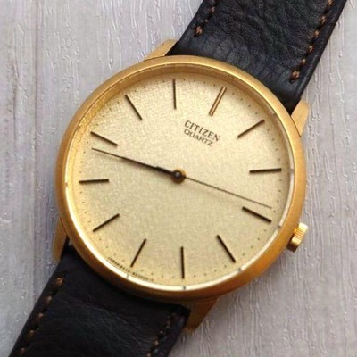 Citizen Excel Dressel Quartz 18K Gold Filled Vintage Working Watch