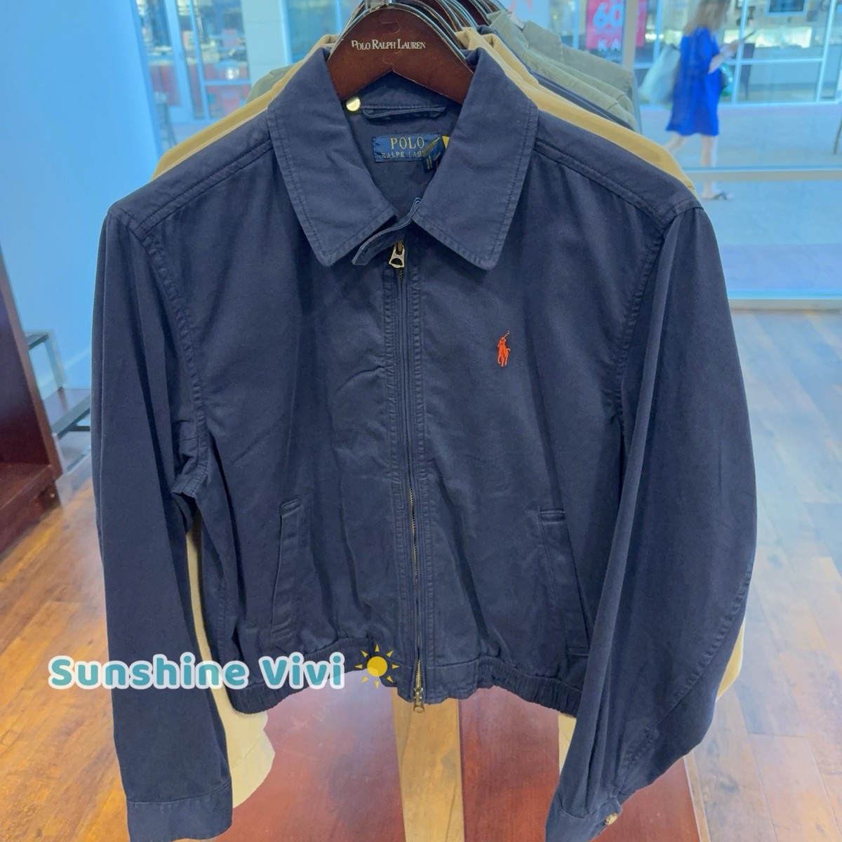 NWT Polo Ralph Lauren Women's Cotton Twill JACKET Navy Choose Size