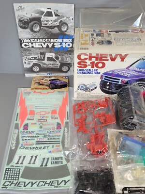 Rare Vintage New Tamiya 1/10 R/C Chevrolet Chevy S-10 4x4 Racing