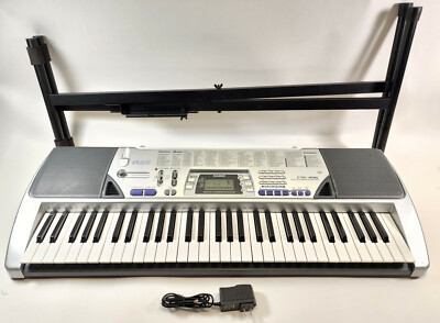 Casio CTK 496 Electronic Digital Keyboard Piano MIDI MIC w/ Power