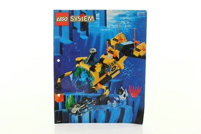 Lego Aquazone Aquanauts Set 6175 Crystal Explorer Sub 100% cmpl.+