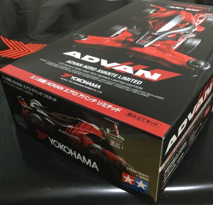 ミニ四駆 AD VAN AERO AVANTE LIMITED & SHARK Tamiya YOKOHAMA ADVAN