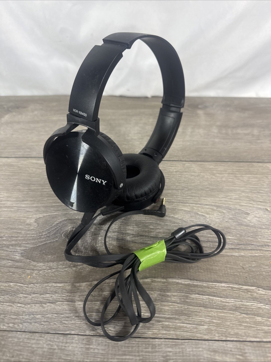 Sony MDR-XB450AP Extra Bass On the Ear Headphones - Black for sale