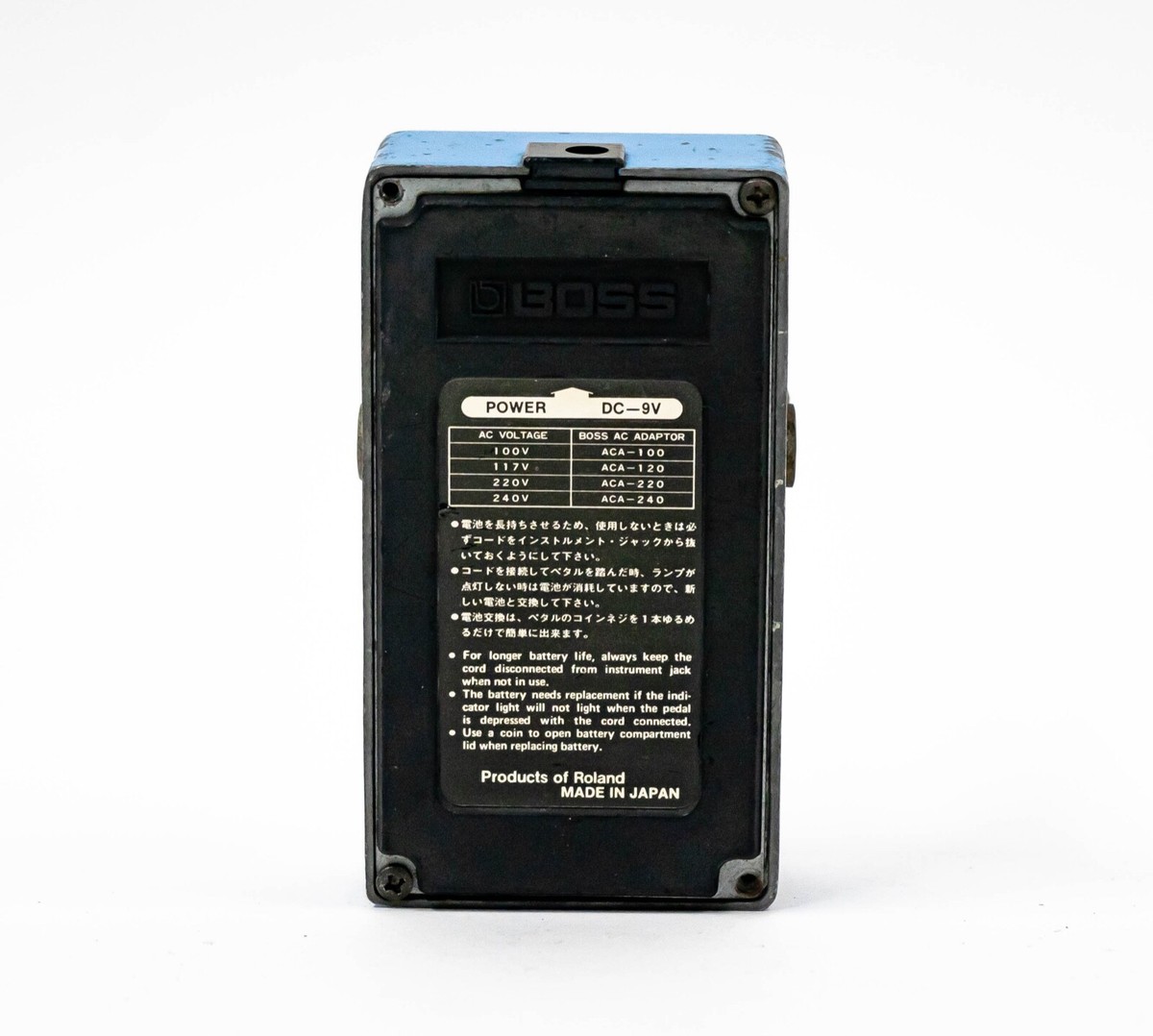 Boss CS-1 Compression Sustainer - Made In Japan - Black Label