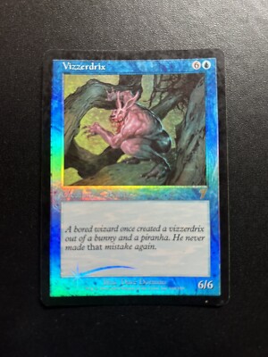 MTG ヴィザードリックス foil 🔥Vizzerdrix FOIL 7th Edition PLD Blue