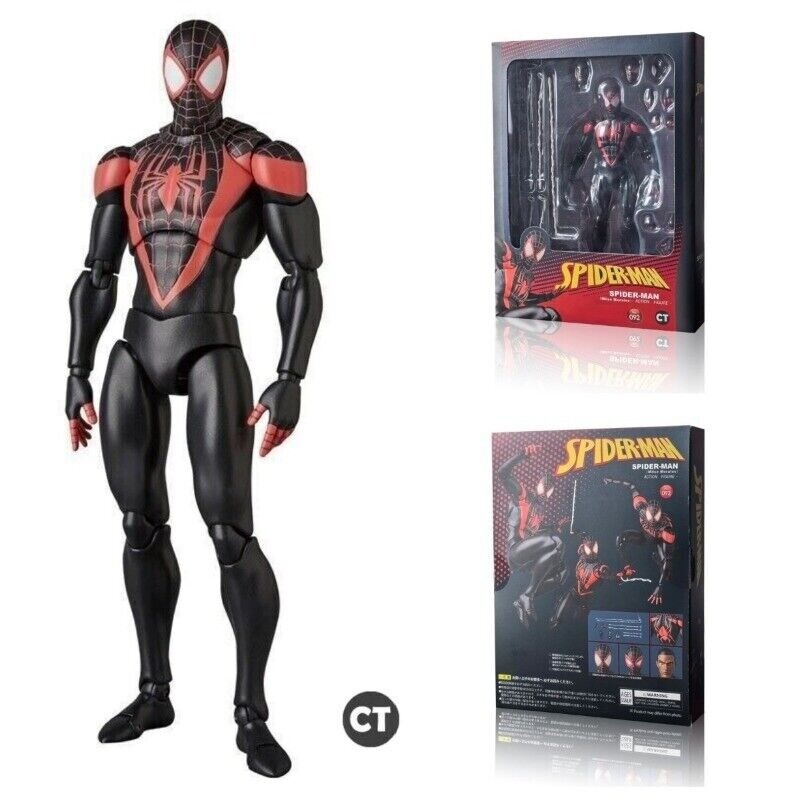 In Stock CT Ver MAF092 Miles Morales Spider-Man Action Figure Toy