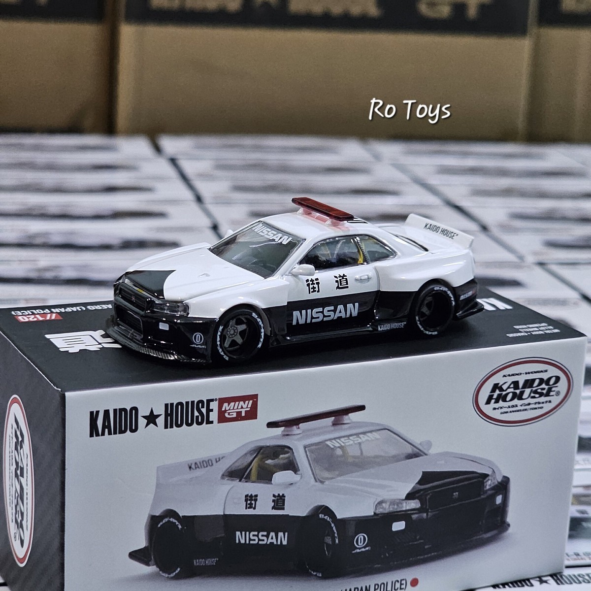 街道ハウス NISSAN SKYLINE GT-R(R34) THE HOR 街道ハウス Mini GT 1