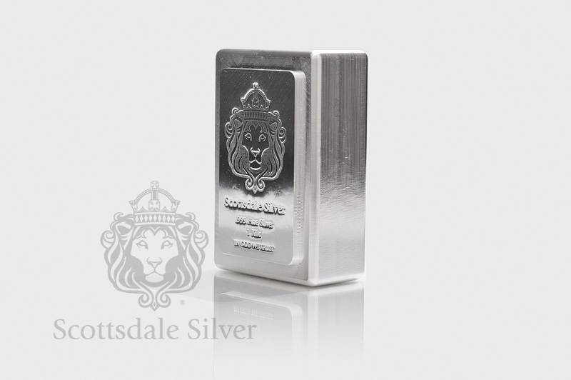 1 KILO Scottsdale STACKER® Silver Bar .999 Silver Bullion #A131 | eBay