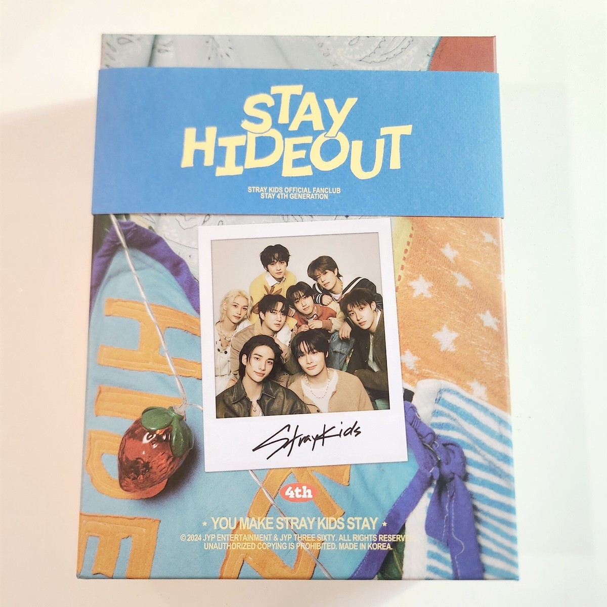 STRAY KIDS SKZ OFFICIAL FANCLUB STAY 4th Membership Fanclub Kit