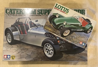 TAMIYA 1/12 CATERHAM SUPER SEVEN & 1/24 SUPER 7 LOTUS (2 Kits) | eBay
