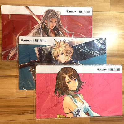 FF mtg 公式サプライ ユウナ シュトラ クライブ プレイマット 3個