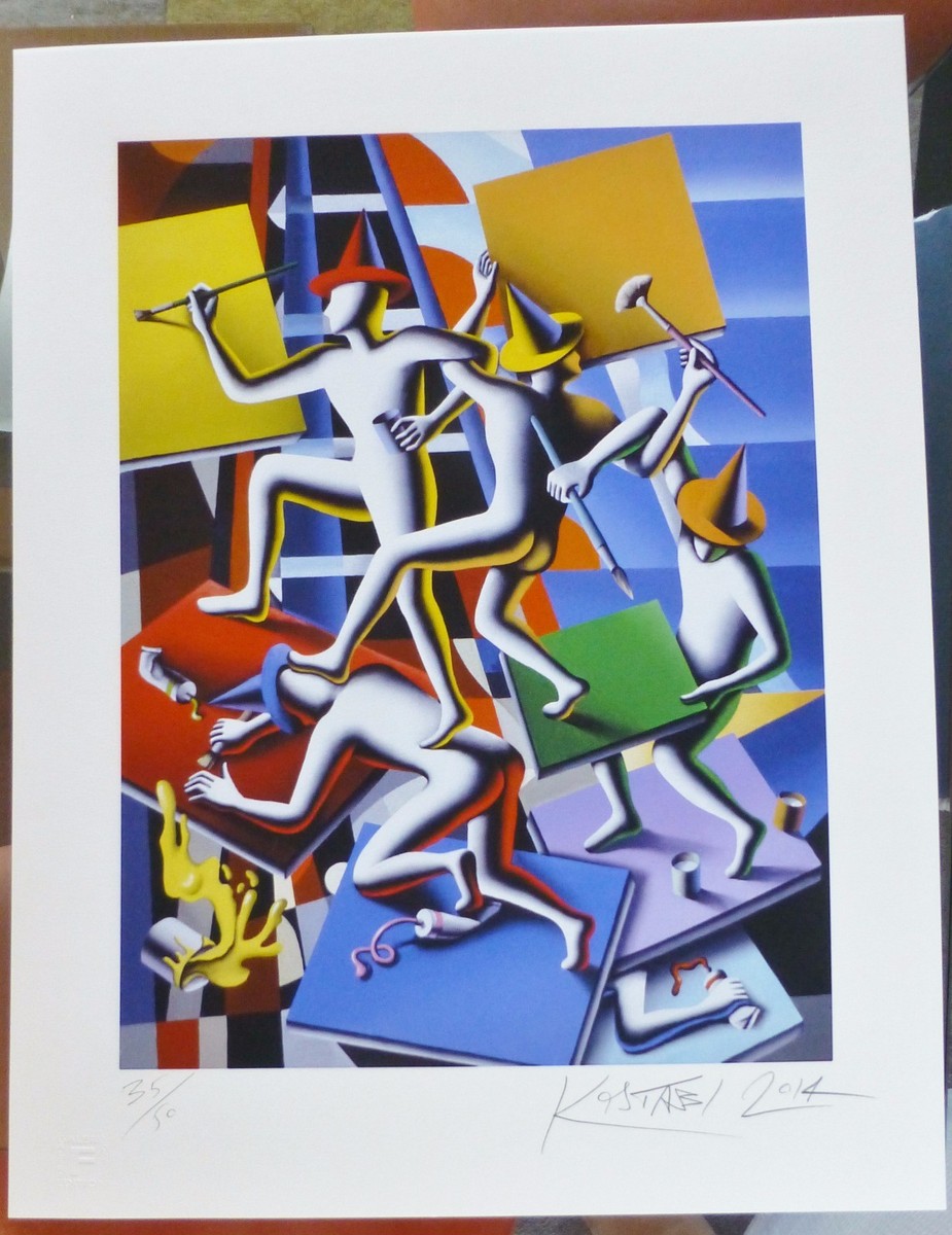 貴重一点物マークコスタビMARK KOSTABI 直筆マーカーデッサン1994 貴重