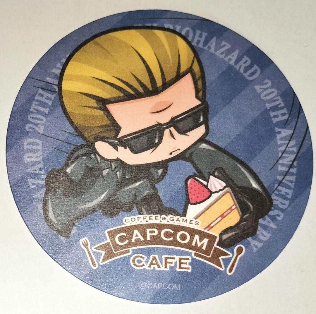 CAPCOM CAFE BIOHAZARD クリス・レッドフィールド ステッカー バイオ