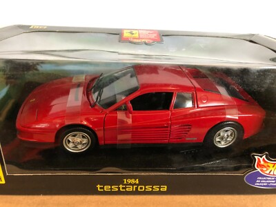 1984 FERRARI TESTAROSSA RED by HOT-WHEELS 1:18 ORIGINAL 1ST