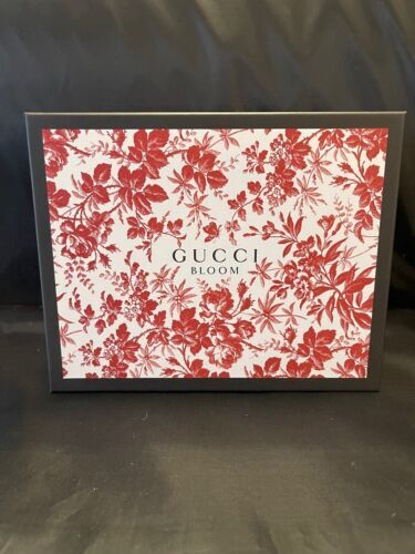 Authentic Gucci Pink Blooms Accessories Storage Gift Box 19.5 x 13