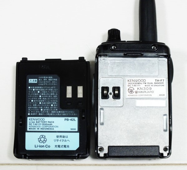 KENWOOD TH-F7 無線機 KENWOOD TH-F7 アマチュア無線機 KENWOOD TH-F7