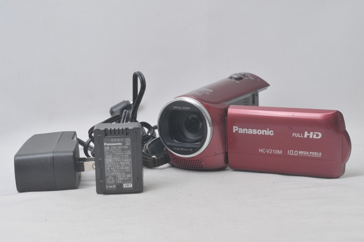 箱付き・付属品あり】パナソニック ビデオカメラ HC-V210M 箱付き
