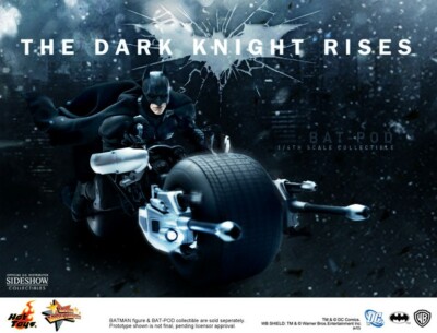 The Bat-Pod 1:6 Scale Hot Toys BatPod The Dark Knight Rises BATMAN
