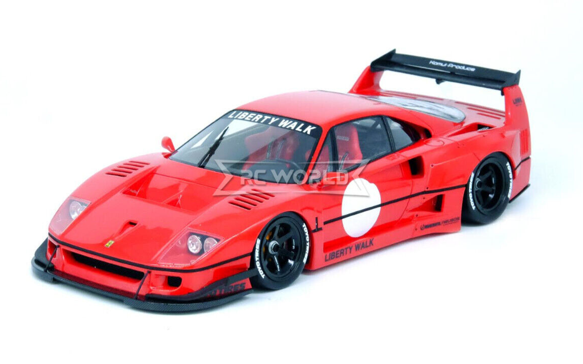 1/18 FERRARI F40 LBWK Liberty Walk Resin Model Car -RED- | eBay
