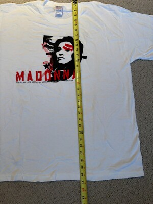 マドンナ AMERICAN LIFE 2003年 オフィシャル 貴重 Tシャツ Vintage