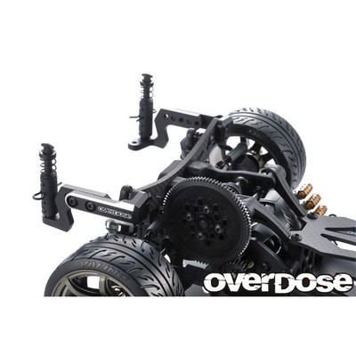 OVERDOSE Aluminum rear body mount (For GALM / GALM ver.2 / Black