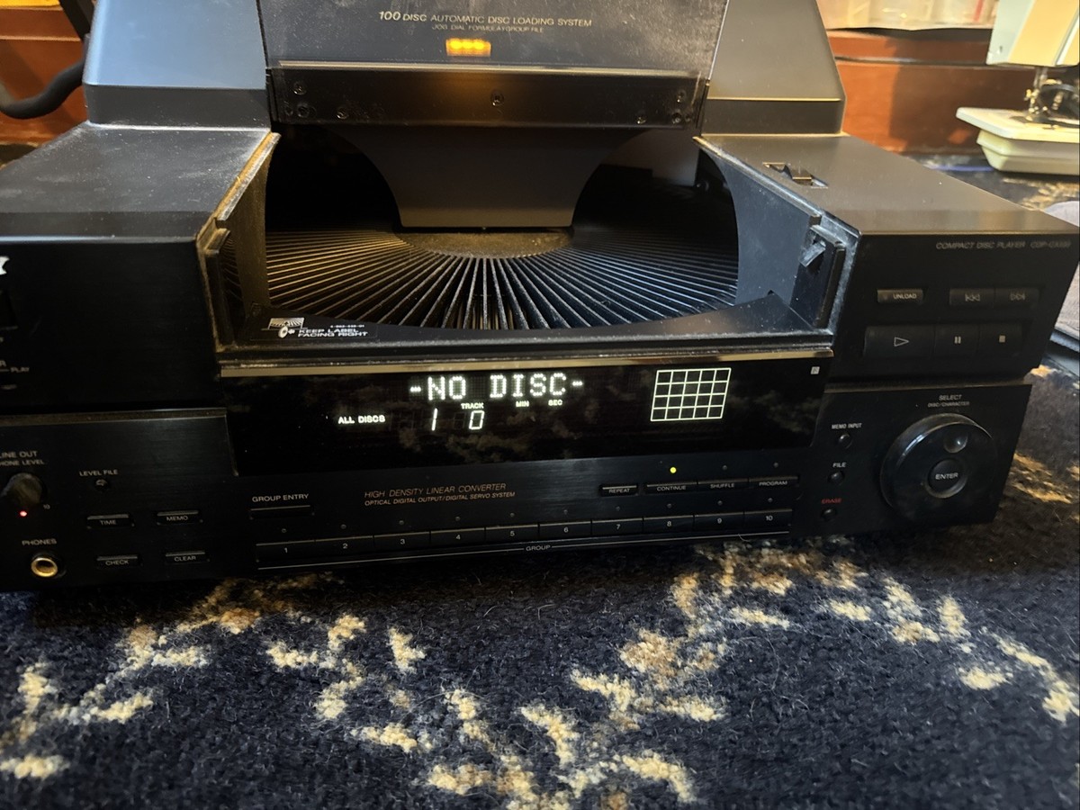 SONY⭐︎100連装CDチェンジャー［CDP-CX100］ 【公式通販】