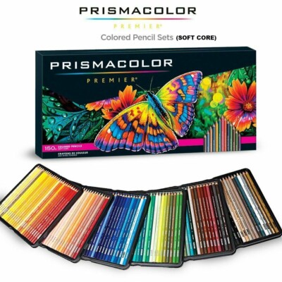 Prismacolor Premier Colored Pencils Set - Soft Core - Set of 150