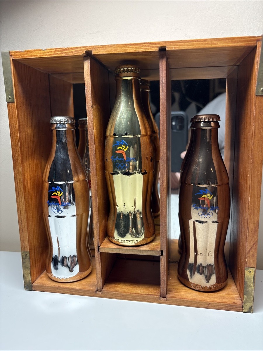 COCA-COLA SYDNEY OLYMPIC LIMITED EDITION GOLD SILVER BRONZE BOTTLE