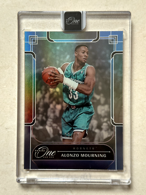Alonzo Mourning Auto psa9 panini