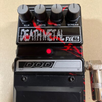 DOD FX86 Death Metal Distortion Guitar Effect Pedal Good | eBay
