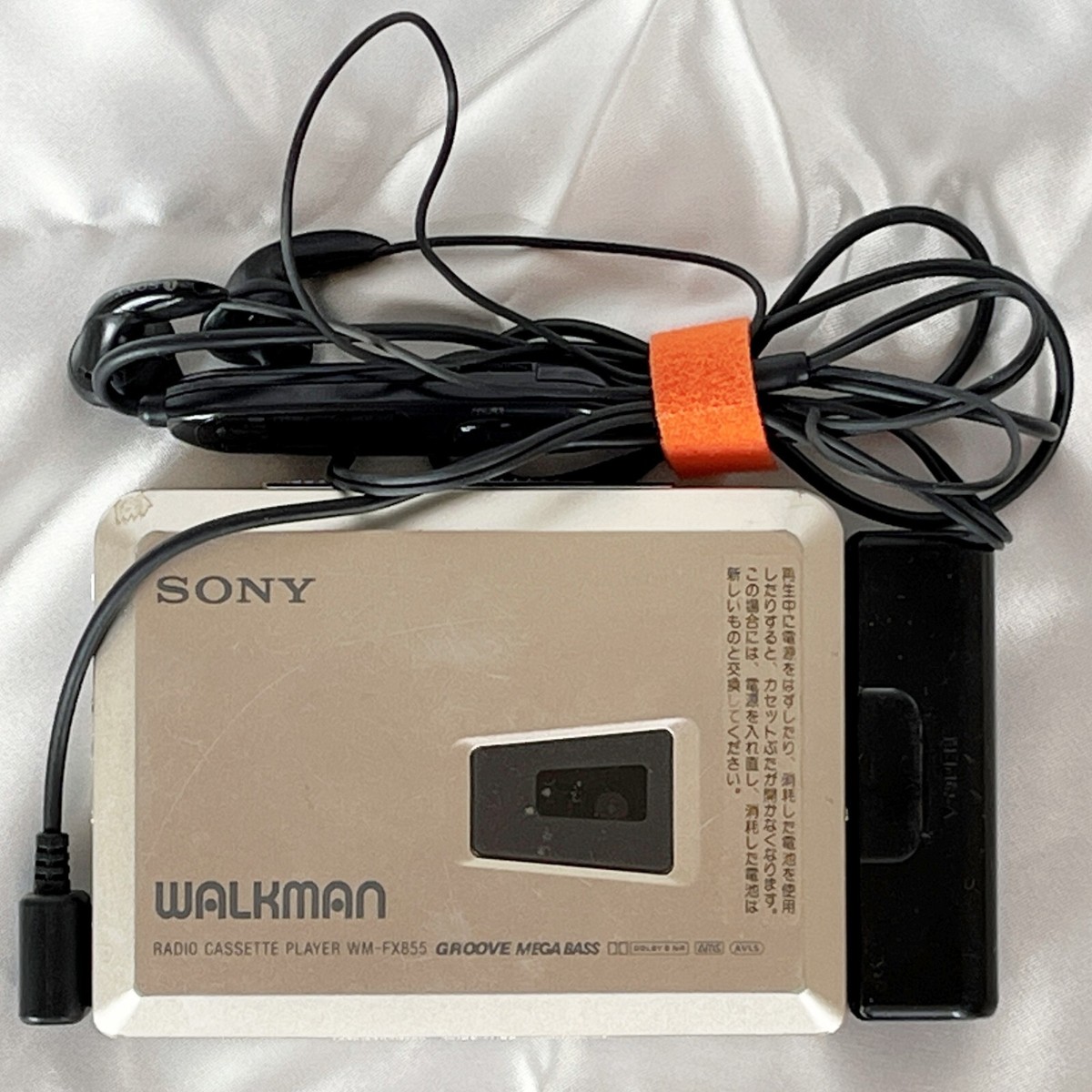 SONY WM-FX855 1997 Walkman W/Accessories Cassette Player Made in
